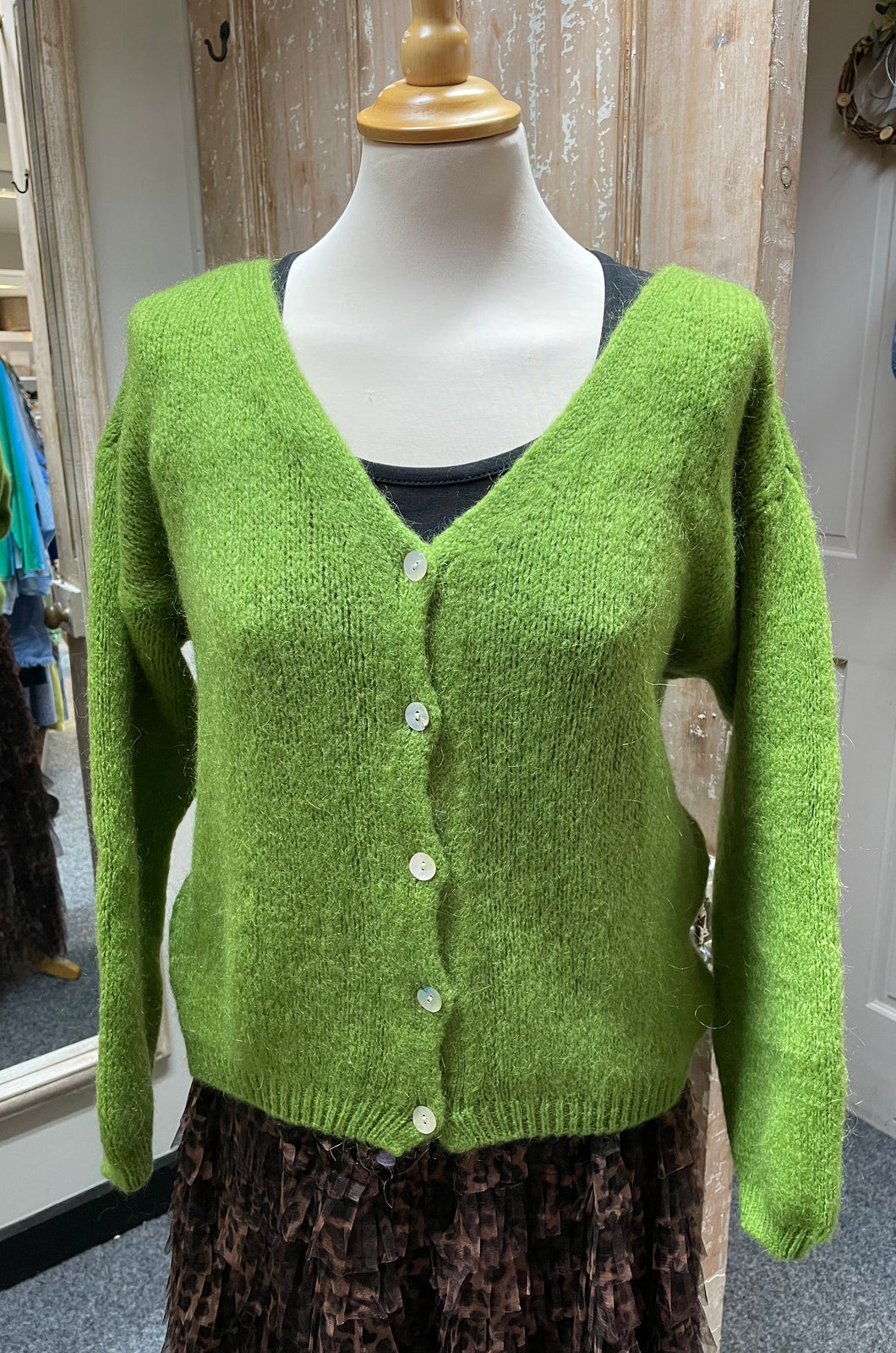 Lime cardigan