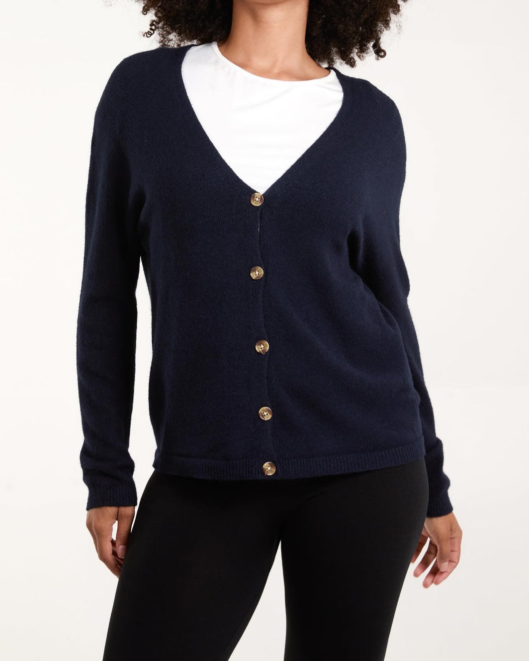 Navy cardigan